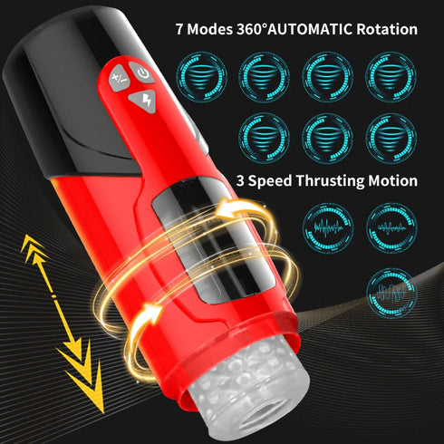 Telescopic Rotation Male Masturbator